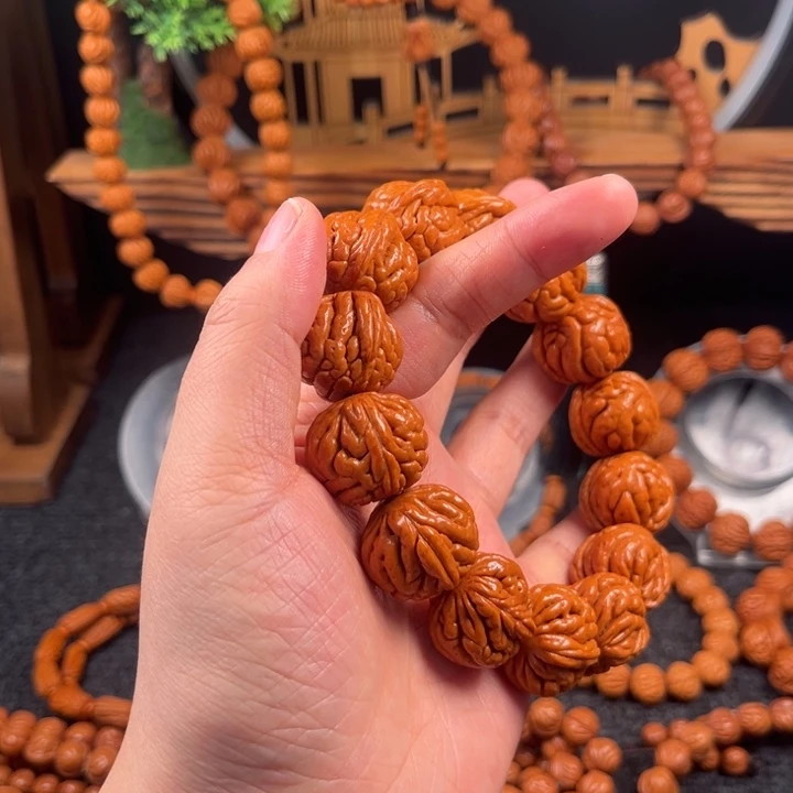 用***3桃核手串链接手串5