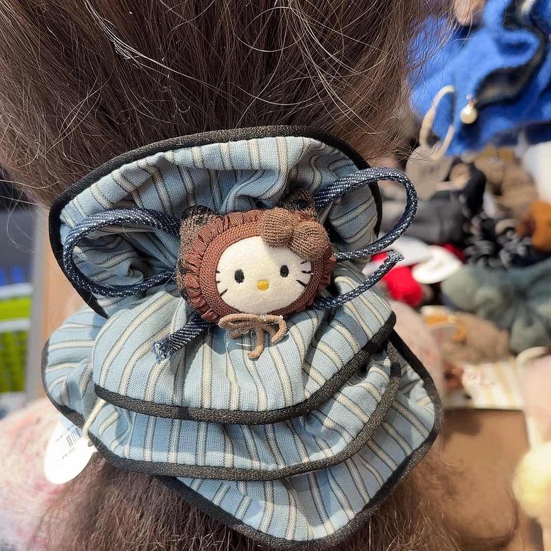 布艺铁合金kt大蛮腰发圈26