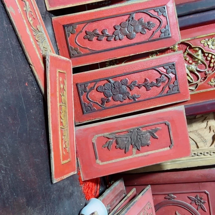 归***程木木雕工艺品摆件