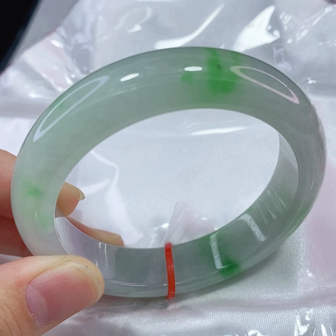 未镶嵌手镯翡翠55圈口完整