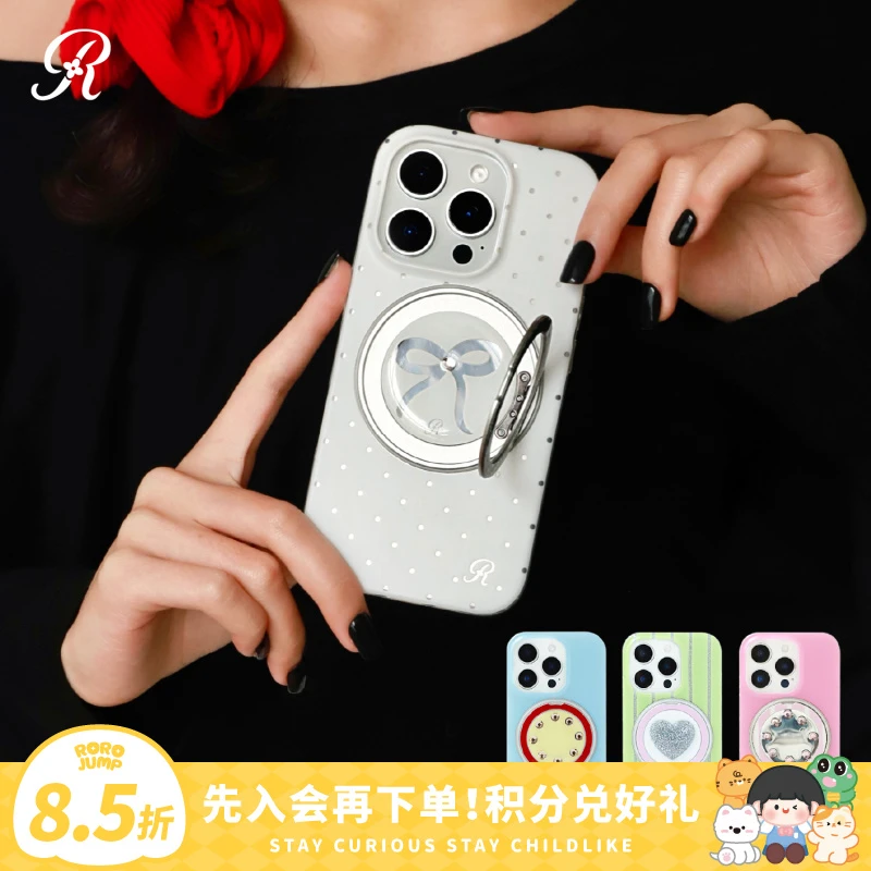 肉肉酱缤纷假日系列原创适用iphone16pm支点手机壳苹果15华为mate