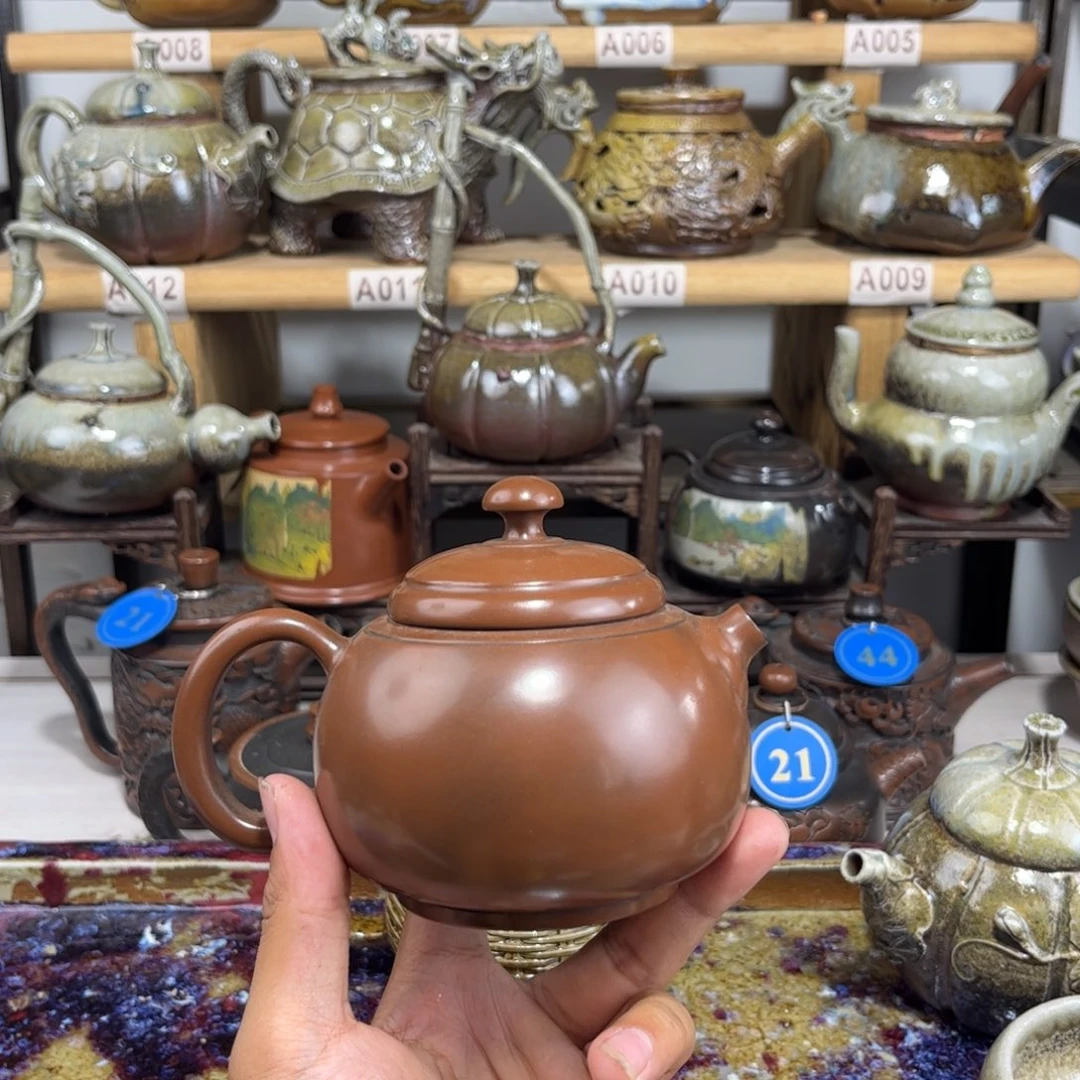 建水紫陶260cc建水紫陶传承纯手工制作