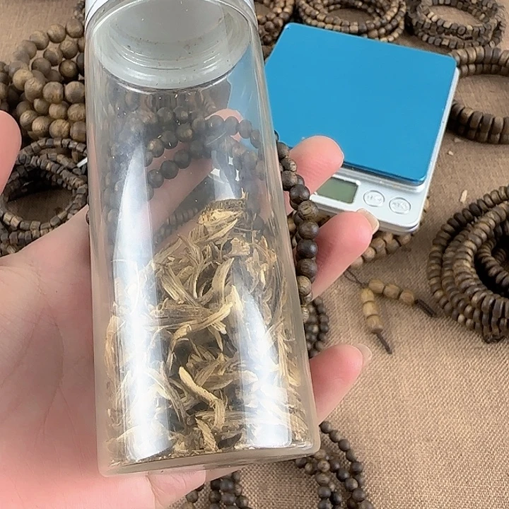 沉香碎屑沉香奇楠沉香紫棋05圆珠9g多圈多样性发一