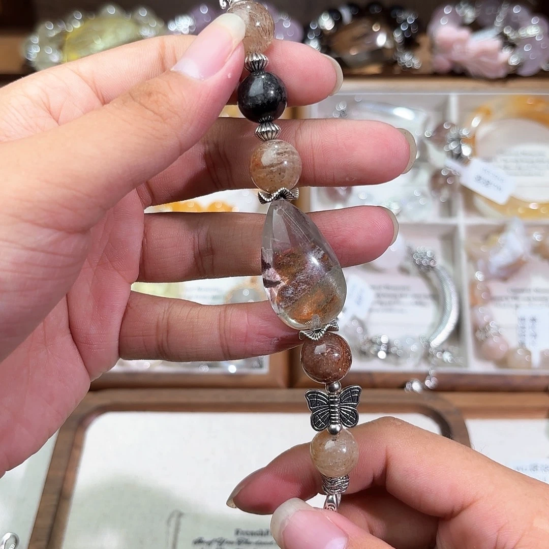 水晶手串合金水晶