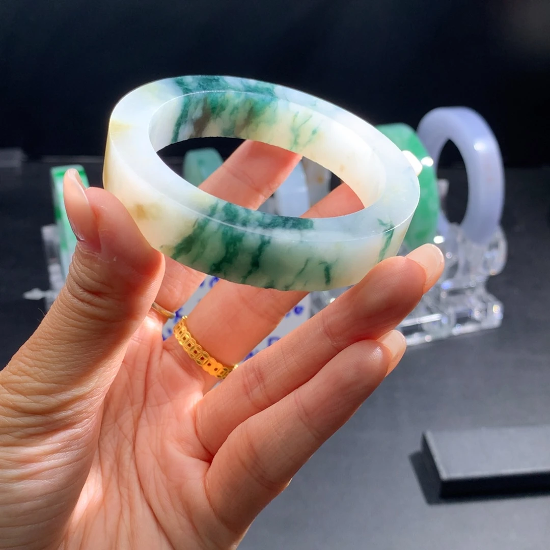 定制翡翠翡翠手镯未镶嵌