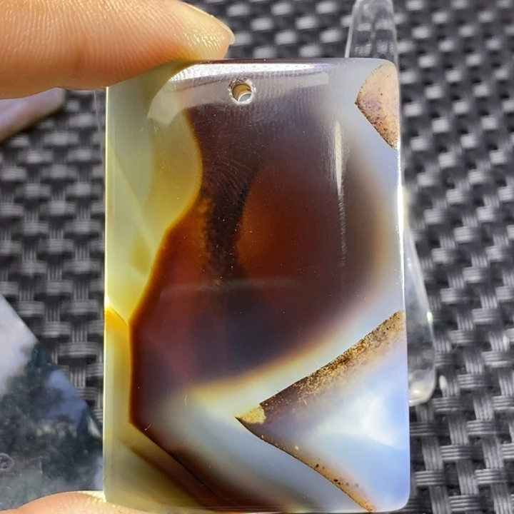 玛瑙/玉髓颈饰未镶嵌樱*树