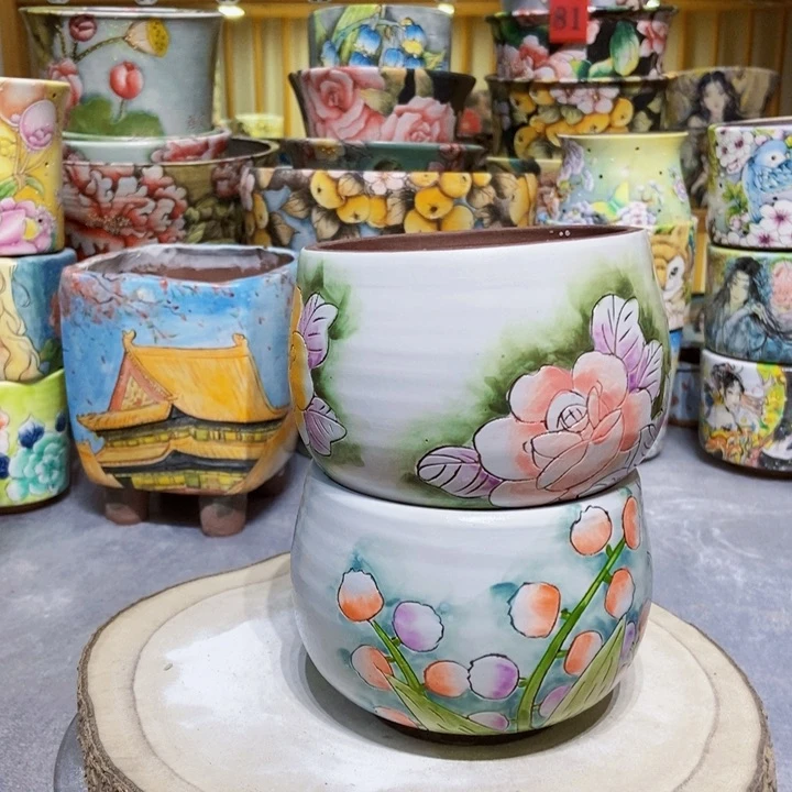 景德镇艺术手绘作品