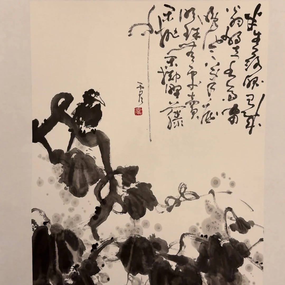 国画雷公老师作品画作