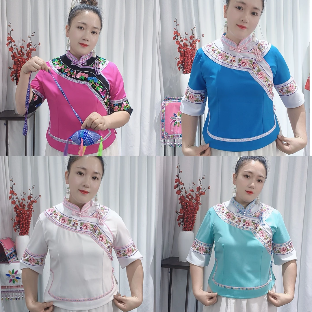 民族服装布依族女款民族服生活装民族服装女士云贵川民族风服装