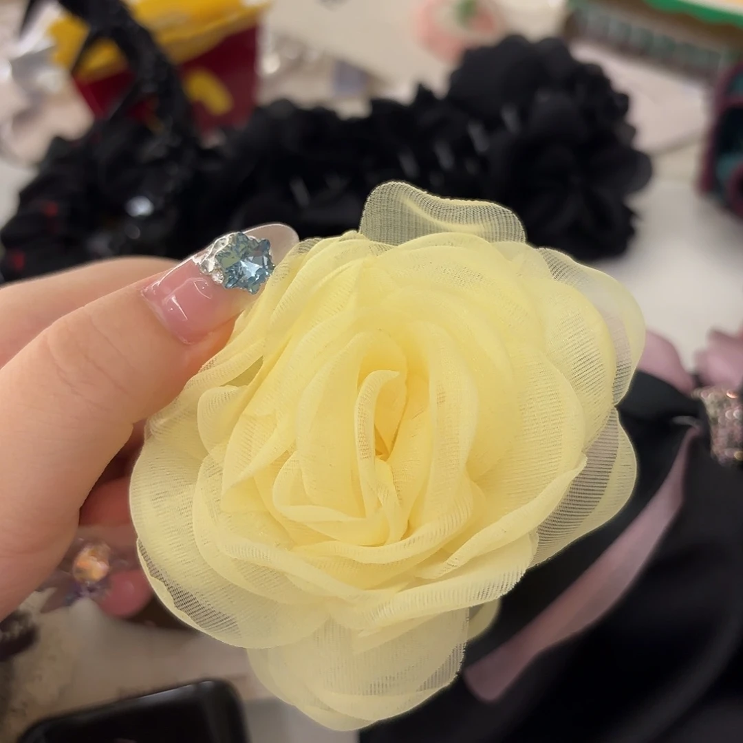 皮质铁合金发饰发夹