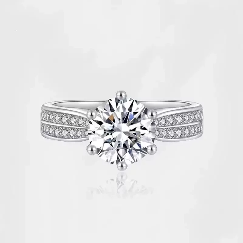 星光皇后女士闭口戒指轻奢气质时尚经典品质