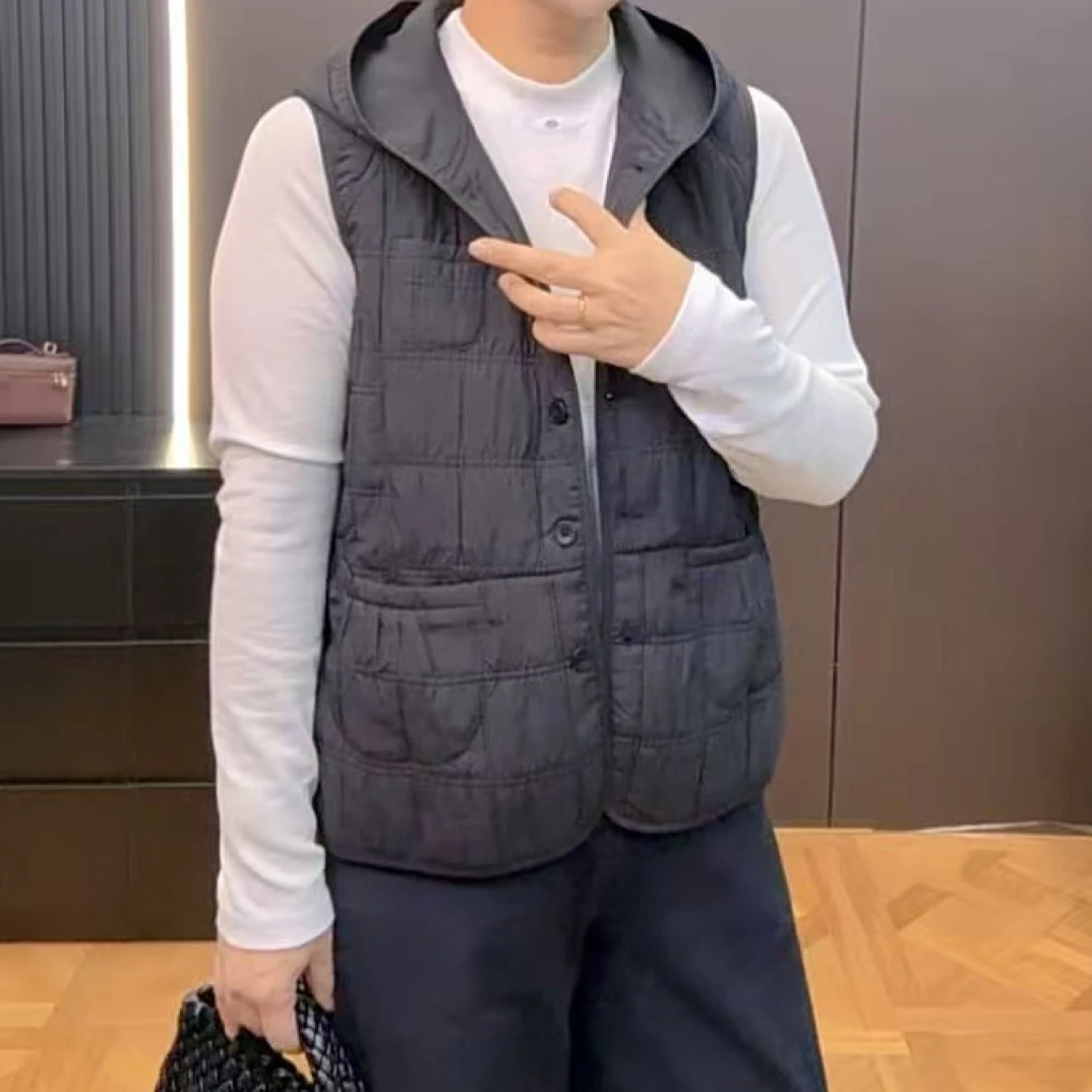 短款连帽女常规保暖宽松型女款秋冬款薄棉马夹2910