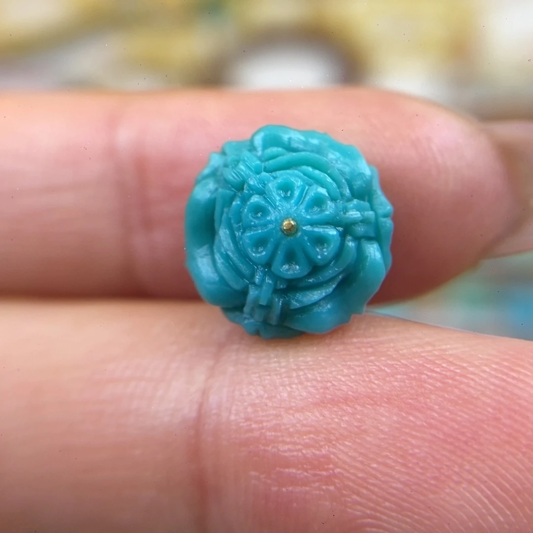 绿松石玫瑰未镶嵌