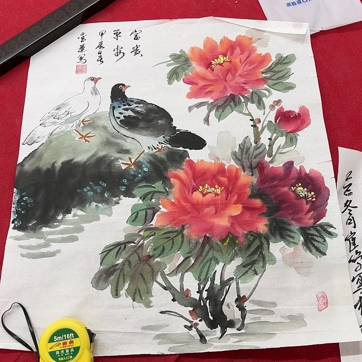 国画花鸟等多种鸟类和鸟类为