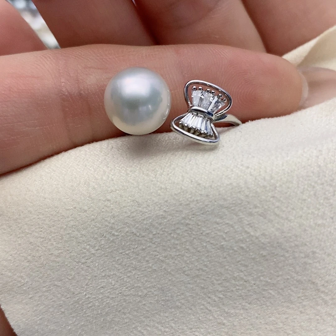 【闪购商品】戒指银S925镶嵌淡水珍珠