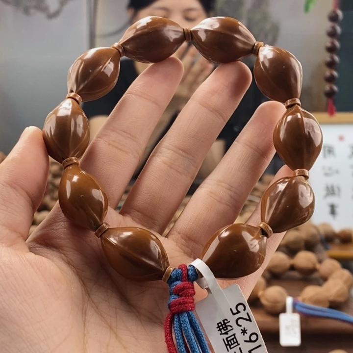 橄榄核吊坠安****心梅林铁