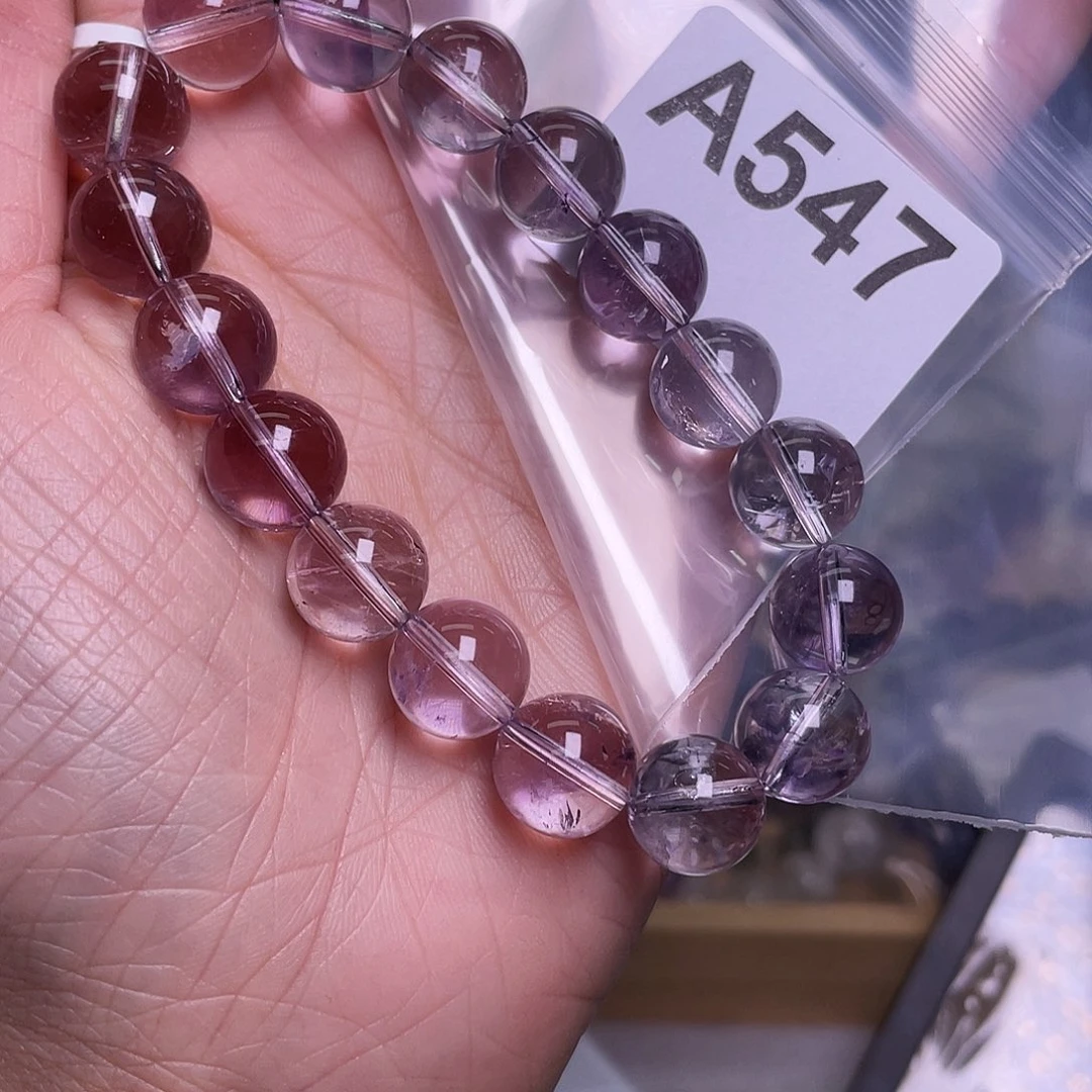 酒***子手链水晶未镶嵌547紫水