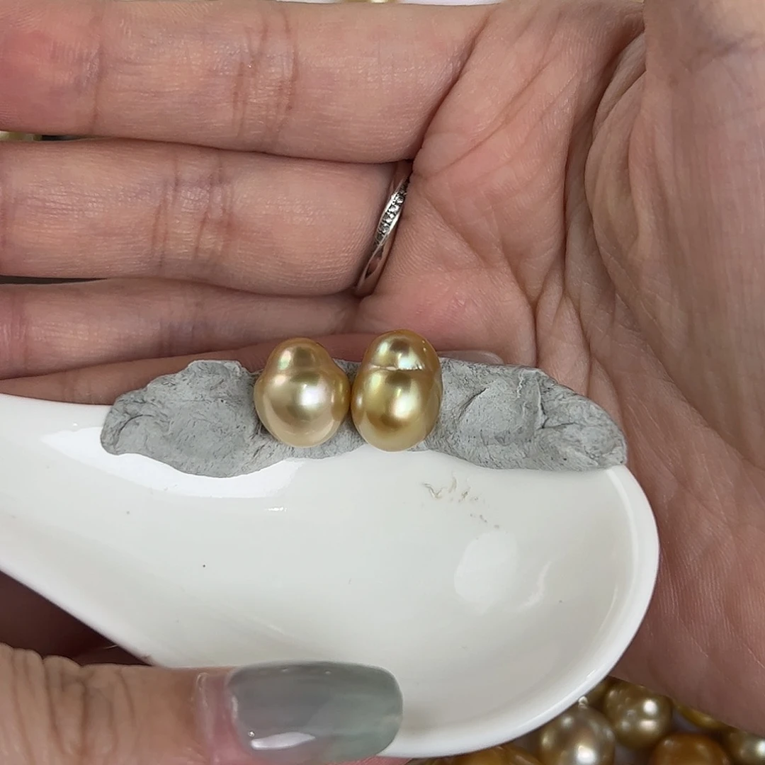 定制海水珍珠裸珠未镶嵌村***头