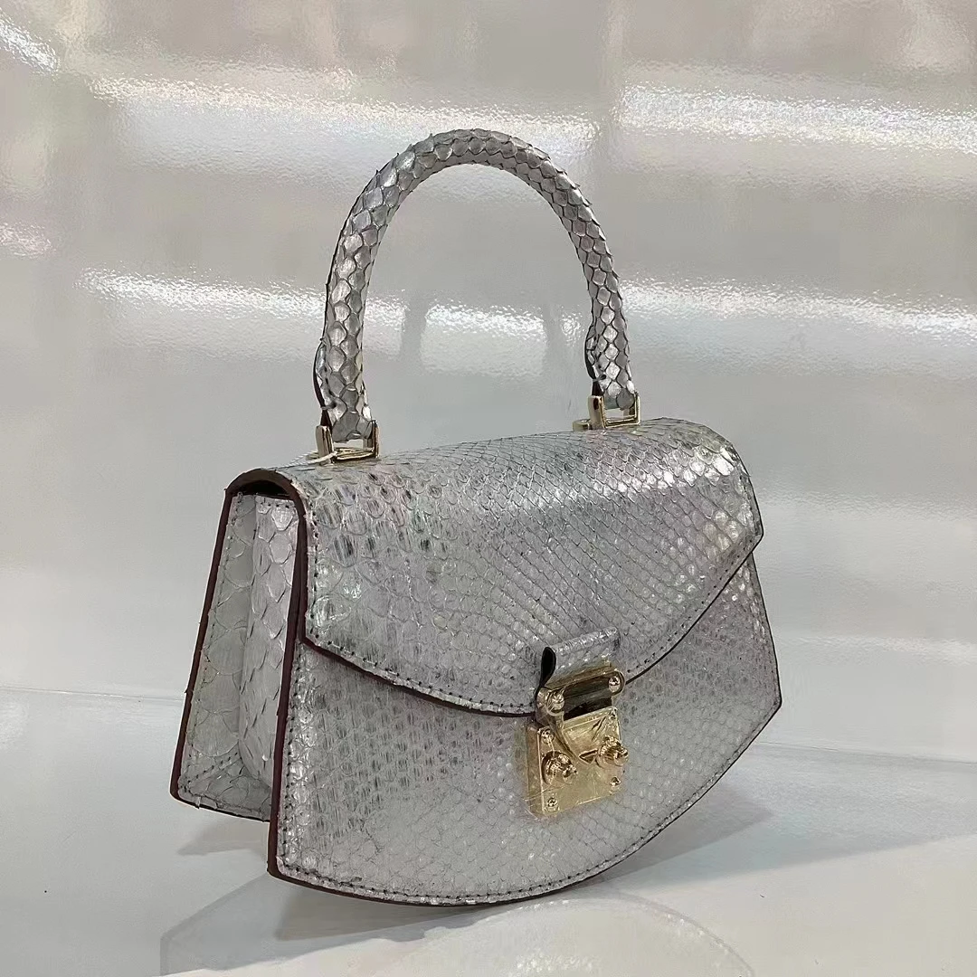 高端定制单肩包（6901闪银色）H20