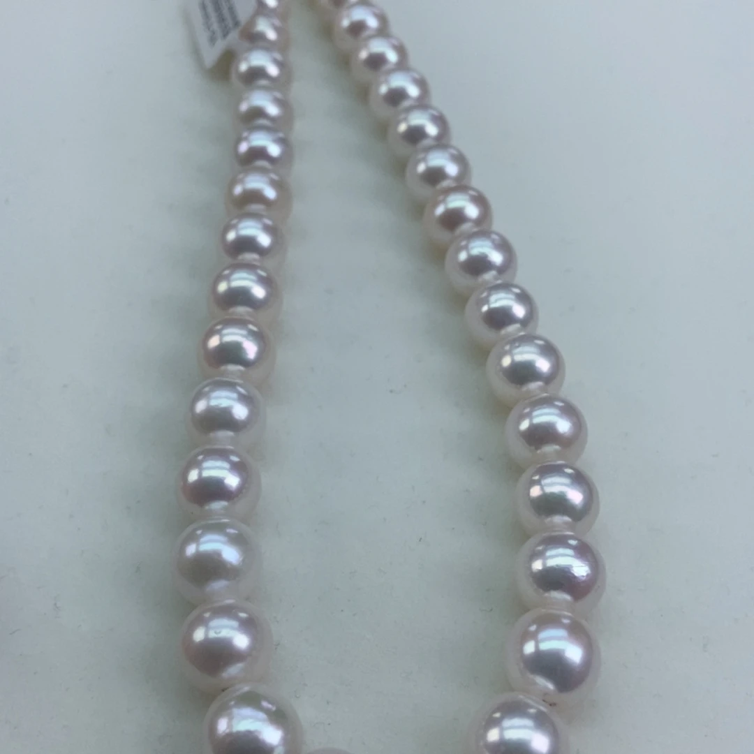 淡水珍珠10/11镜面光大灯泡银S925镶嵌