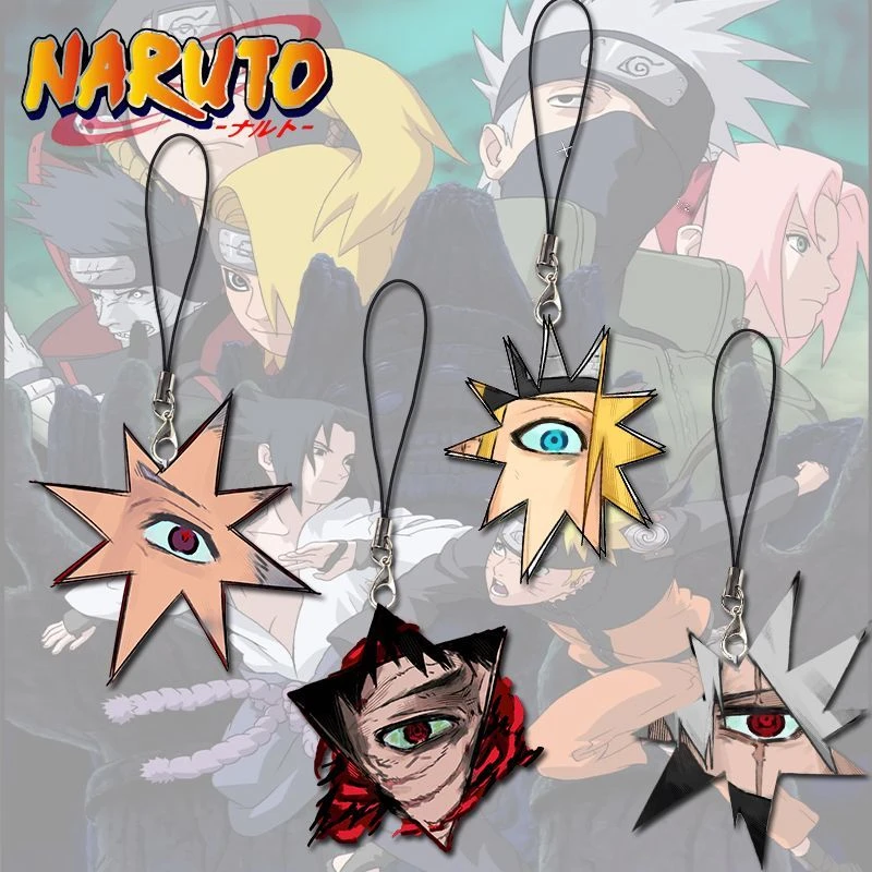 火影忍者周边手机链卡卡西带土亚克力吊坠高颜值学生背包挂件礼物