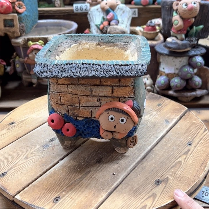 嘻哈多肉花盆百搭