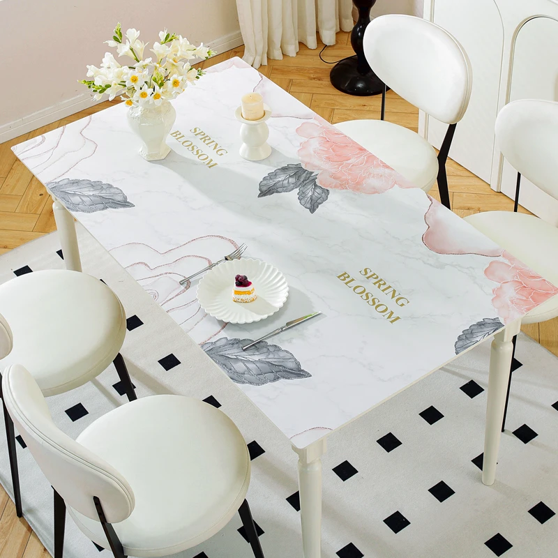 梦花园皮革餐桌垫高档茶几垫免洗防油防烫无味环保新款防滑桌垫