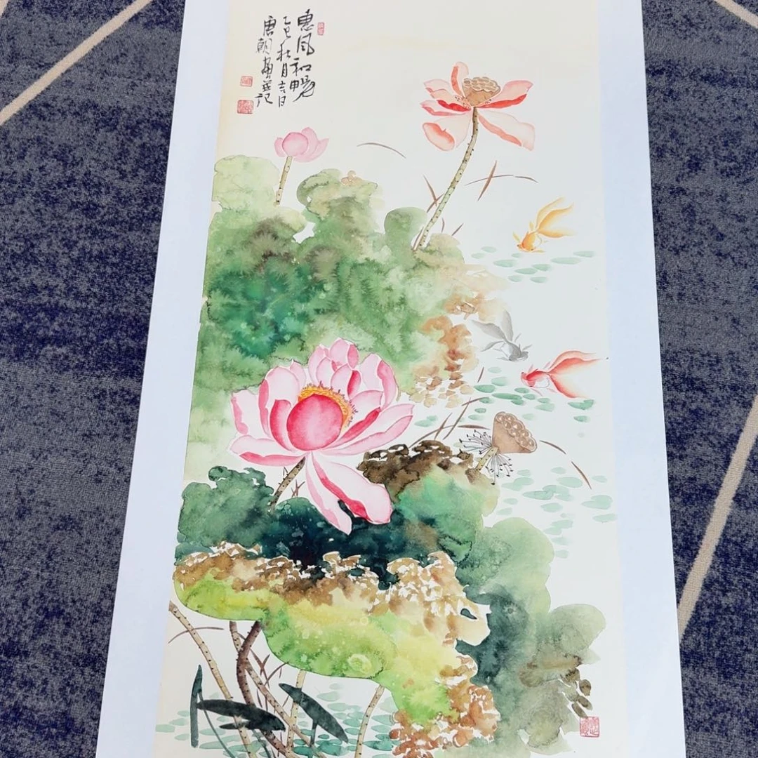 国画国画作品山水花鸟