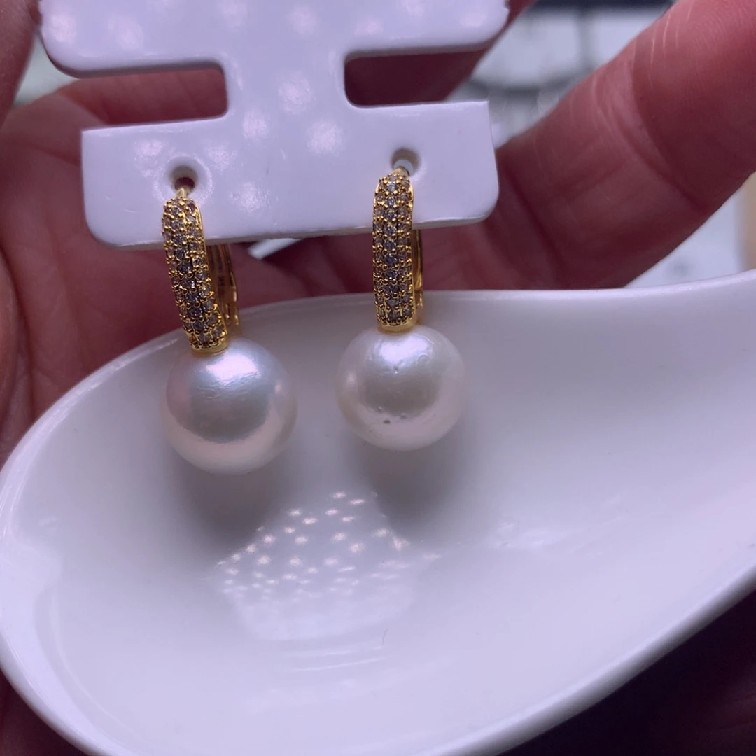 未镶嵌耳饰淡水珍珠