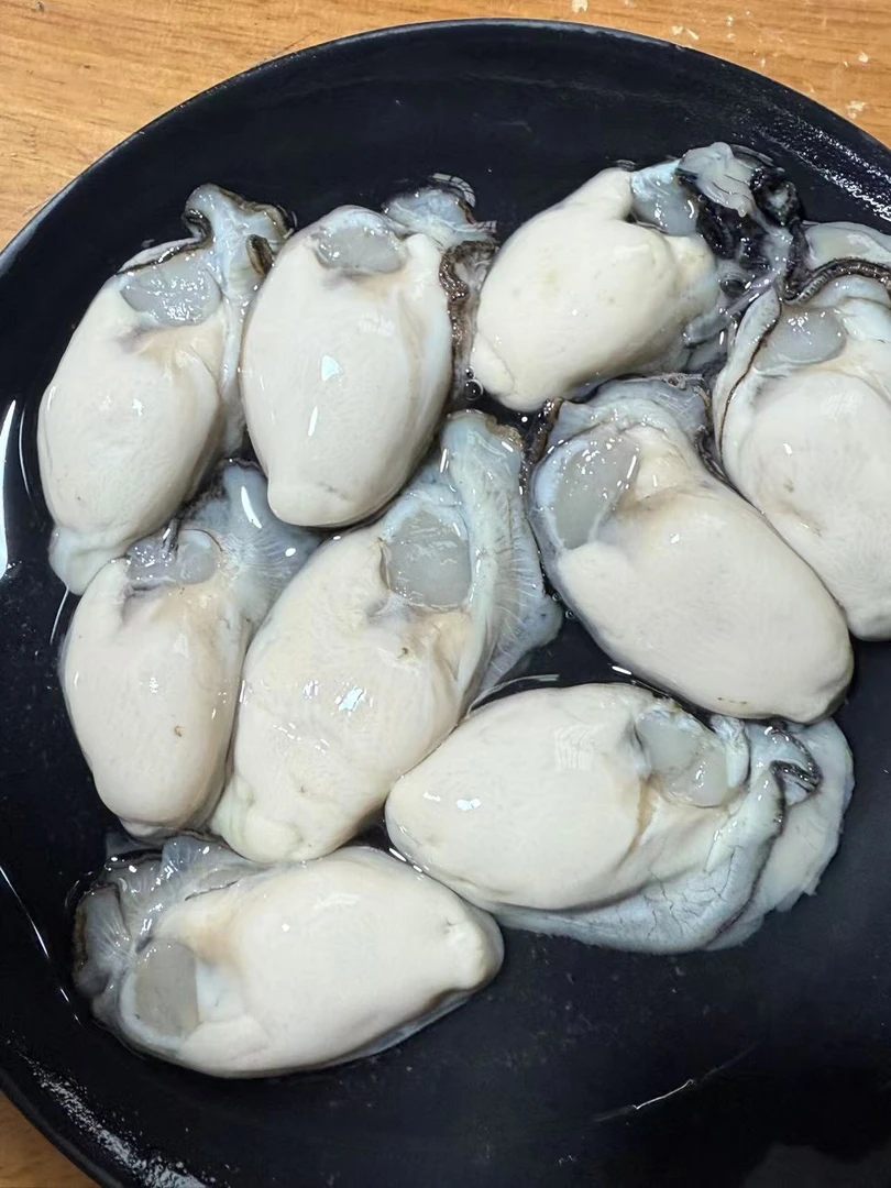 新鲜二倍体生蚝肉小面蚝肉250克/盒到手9盒含原浆每盒 8-15左右