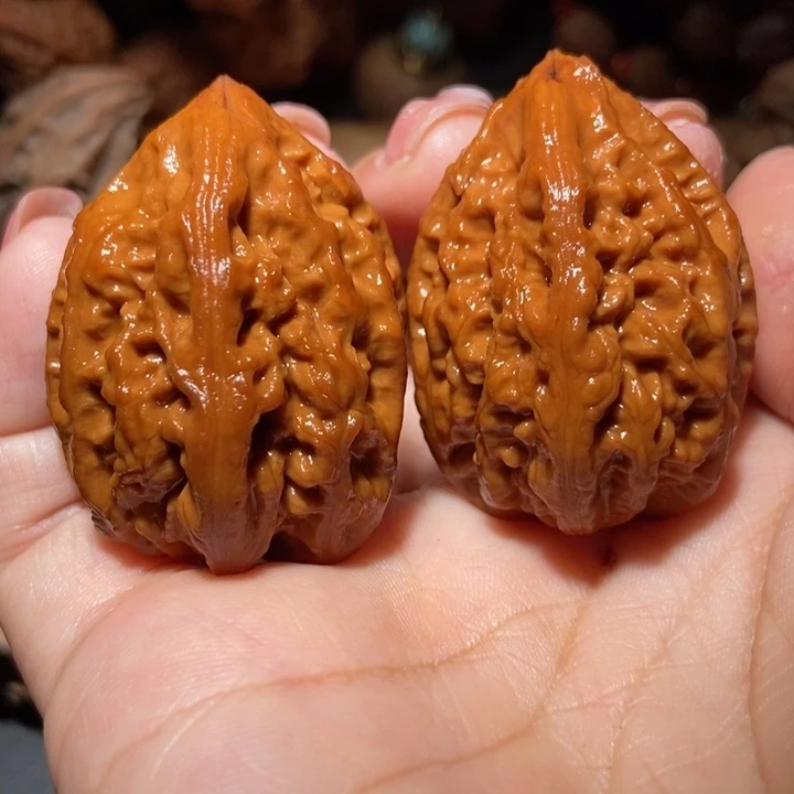 把件文玩核桃东北楸子小雪37