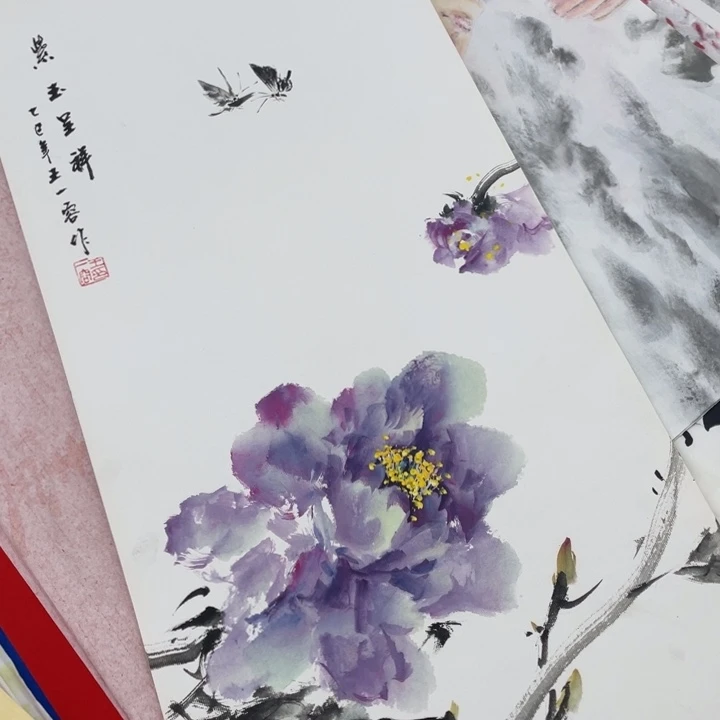 国画手绘图画欣赏一下