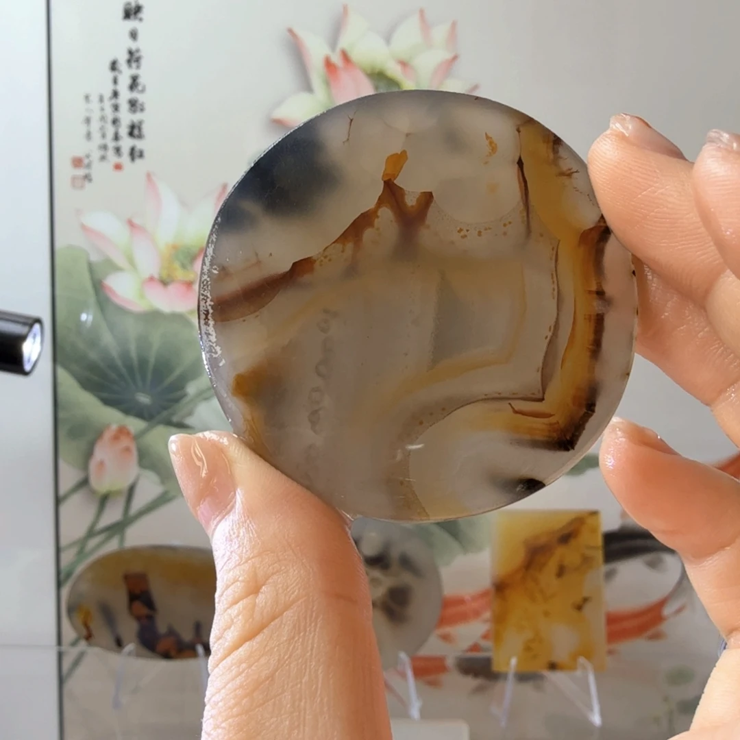 玛瑙/玉髓吊坠(不含链)未镶嵌45