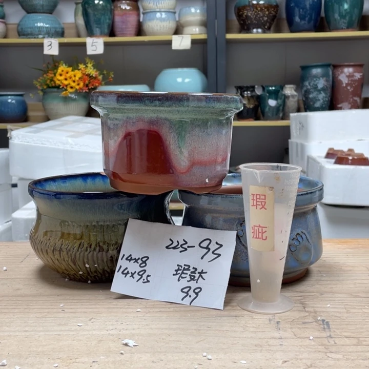 紫砂花盆多肉花盆微瑕93