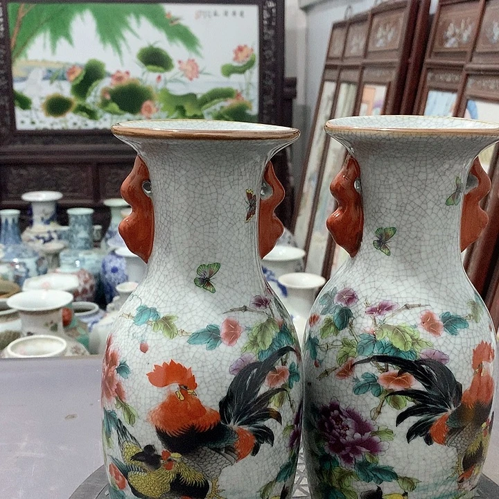 摆件陶博古架陶瓷摆件