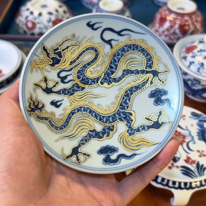 寻***沫摆件景德镇茶器百宝箱陶瓷