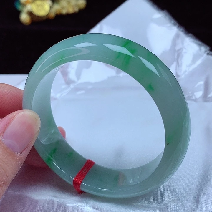 未镶嵌手镯翡翠55圈