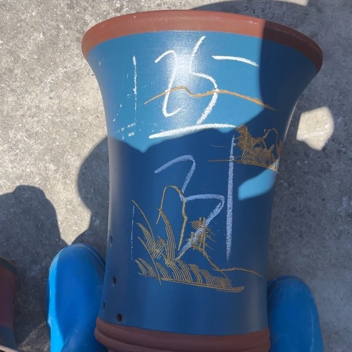 紫砂花盆紫砂的颜色