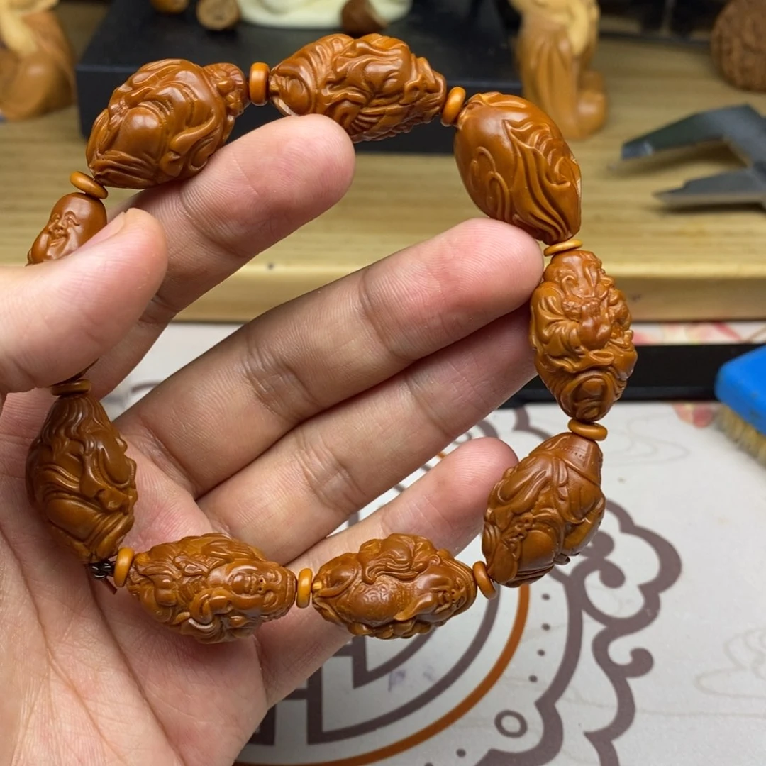橄榄核手串/手链橄榄核雕刻工艺宇
