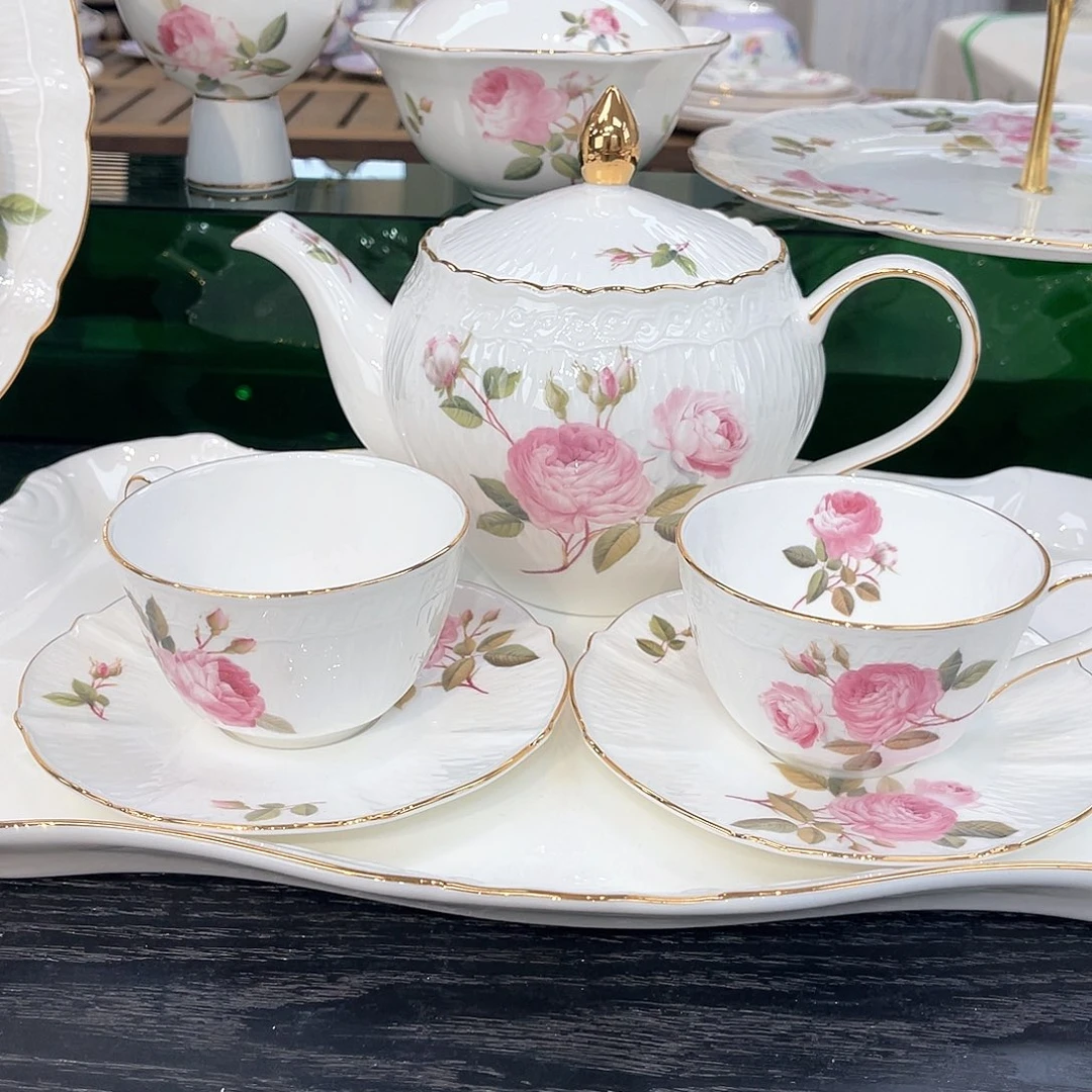 骨瓷一壶2杯碟/////：