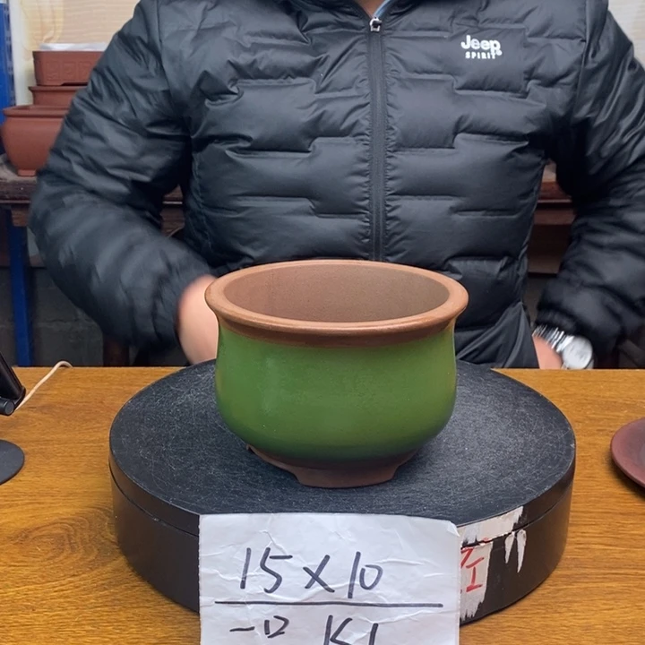 紫砂花盆货号一只K1