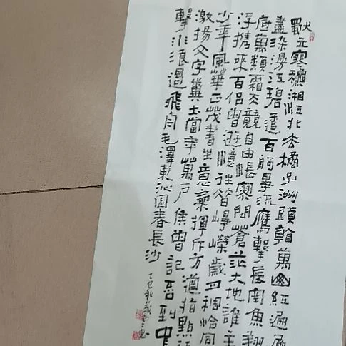老***瞿书法长沙，春有百花。。。