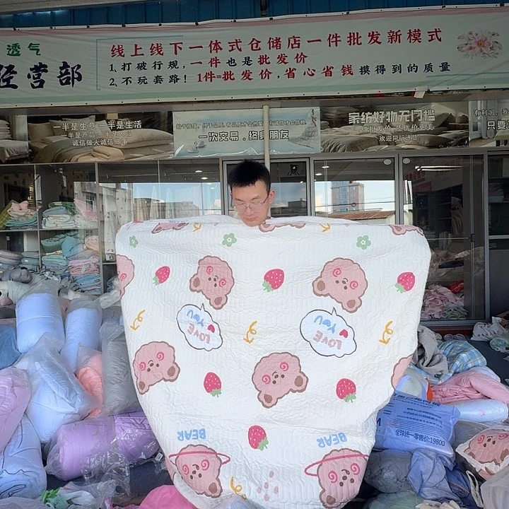 羊羔毛一米八防水夹棉床笠