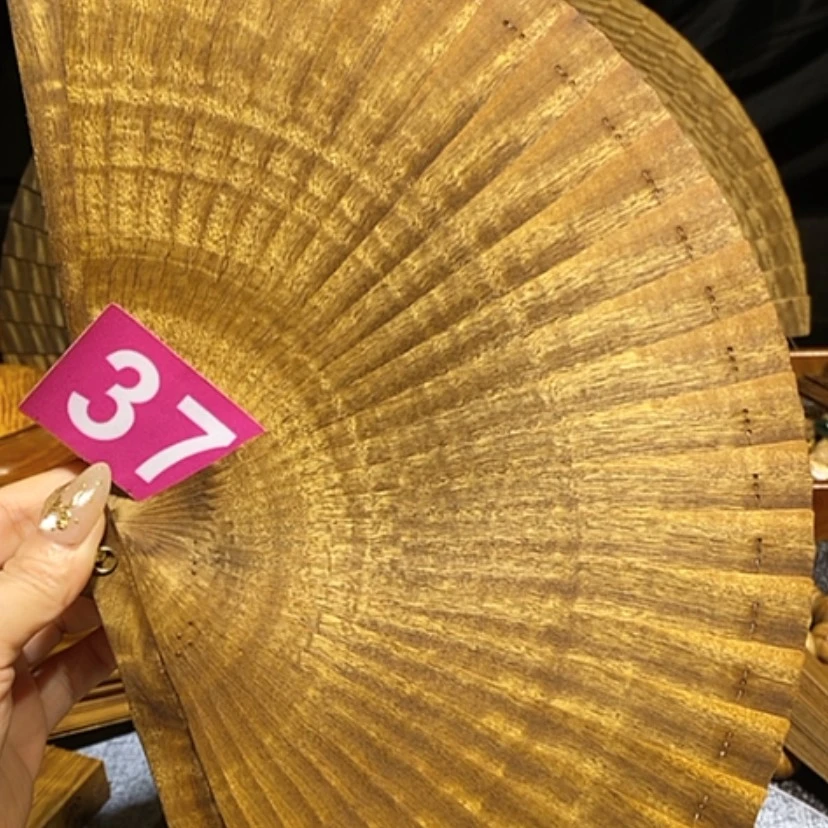 【闪购商品】金丝楠晓*金丝楠木扇子