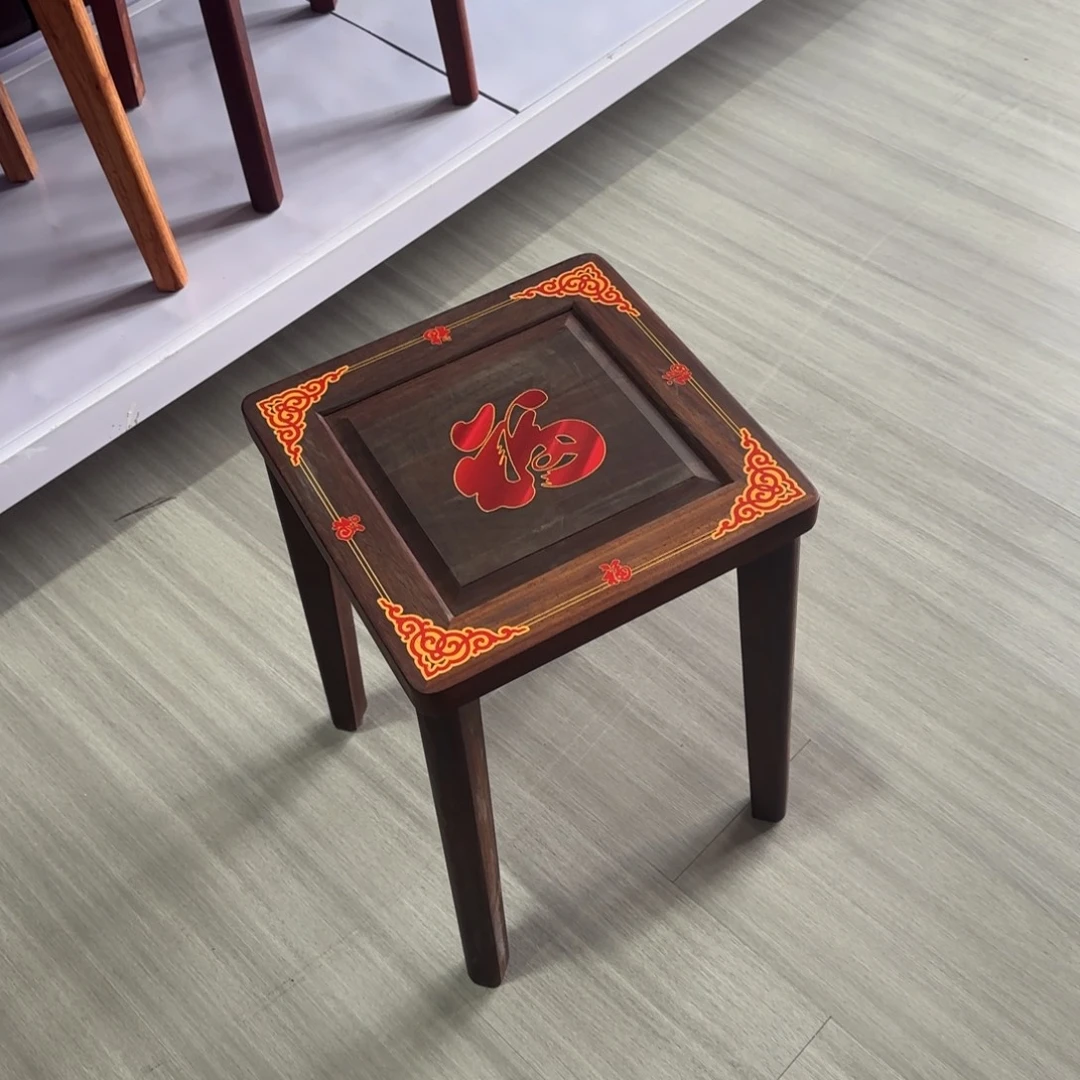 书柜紫檀木类平安凳福字包邮