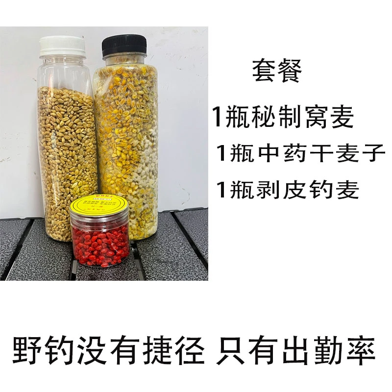 干麦子中Y秘制窝料卡麦套餐逗钓逗麦套餐野钓草鱼套餐野钓通用