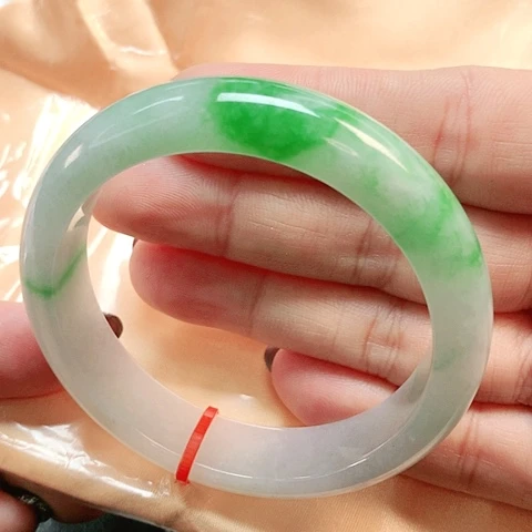 未镶嵌手镯翡翠正圈0534