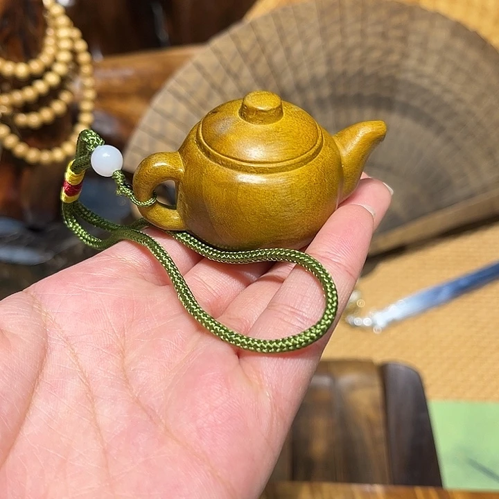手串/手链楠木（金丝楠）金丝楠-茶壶手把件