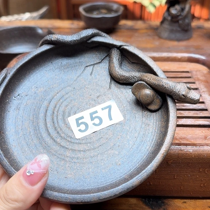 纯手工制作粗陶茶具用****8