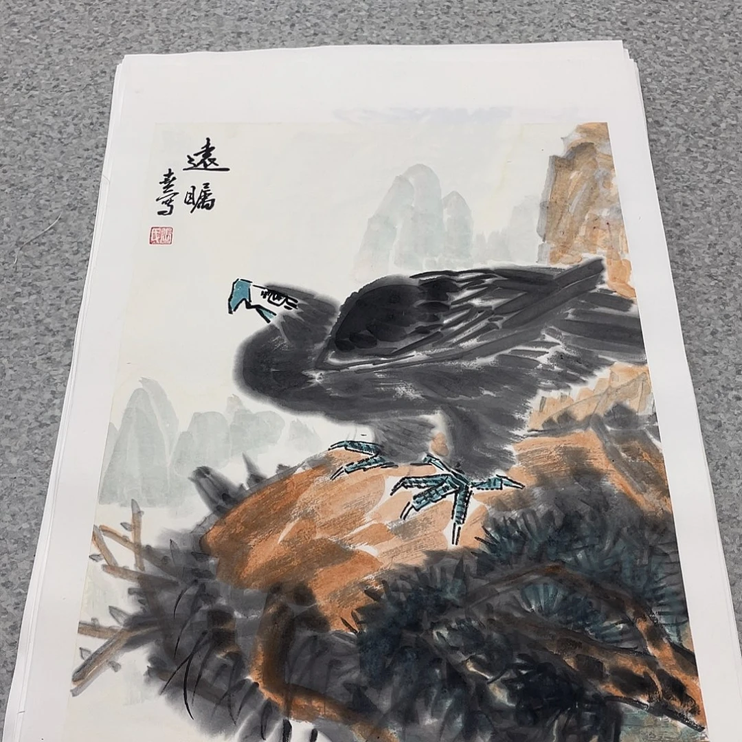 国画1.4平尺国画作品